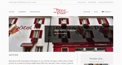 Desktop Screenshot of hotelduport.ch